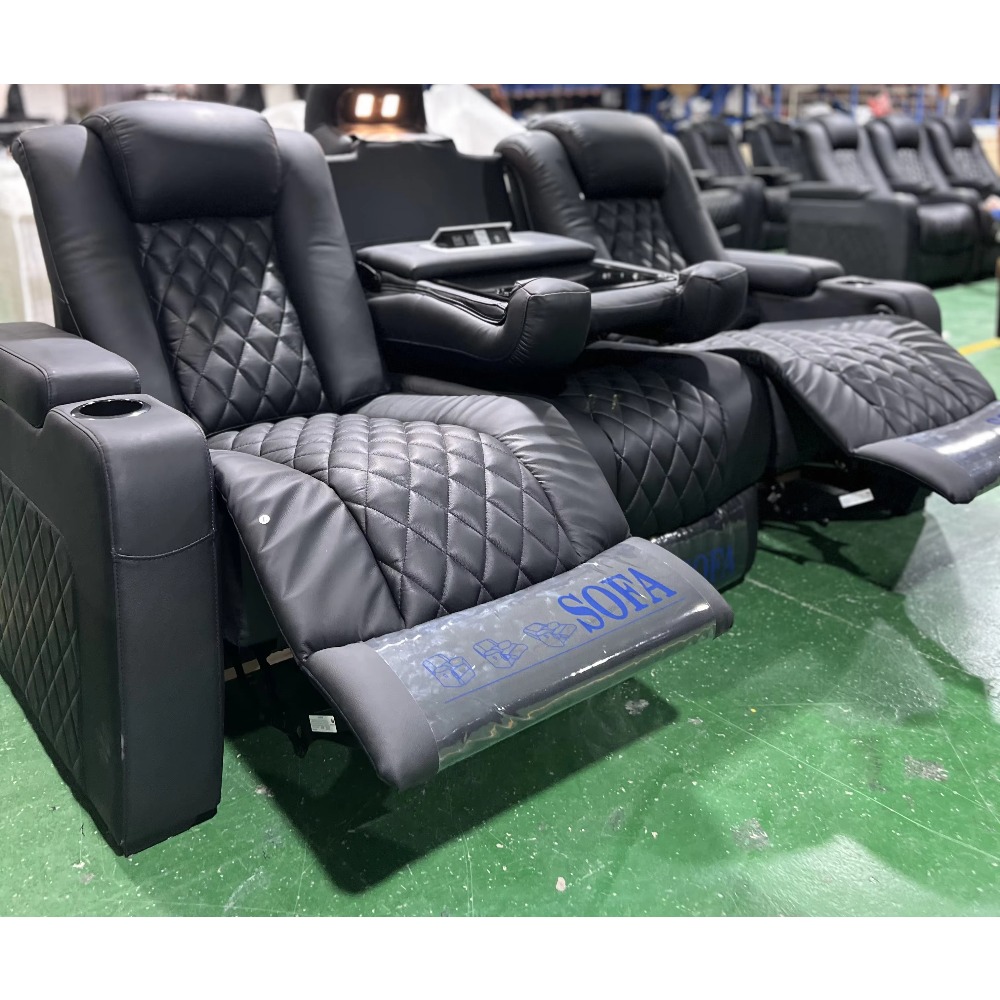 Home Cinema Sofa - Şık Oturma Odası Elektrikli Yatar Koltuk