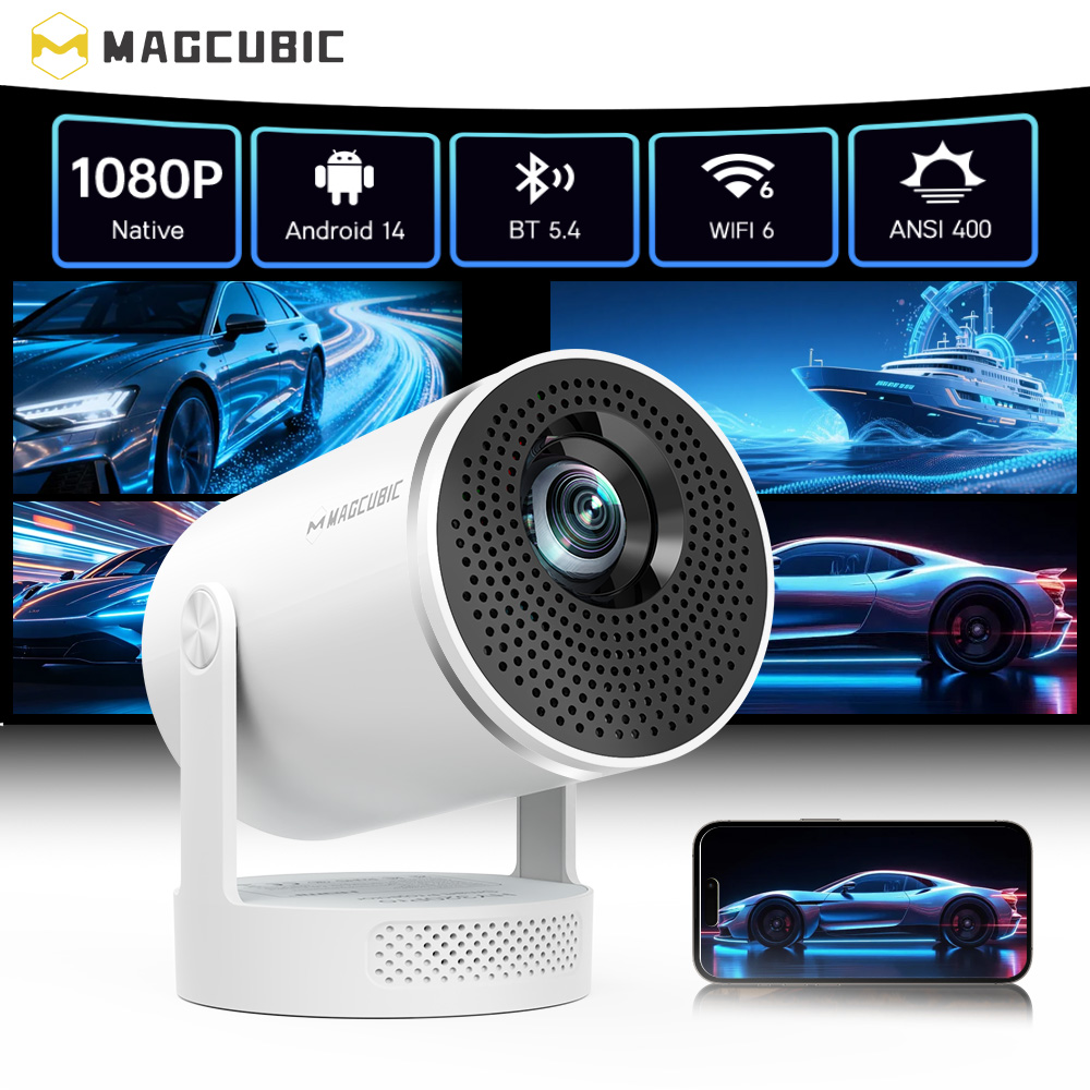 Home Cinema Complet - Magcubic Android 14 Yerel 1080P 8K