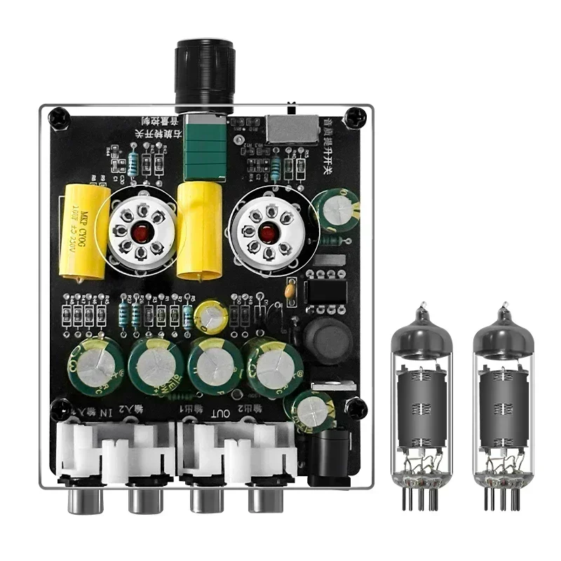 Home Cinema Solution - Yükseltilmiş 6K4 Tüp Preamplifikatör Amplifikatörler HiFi