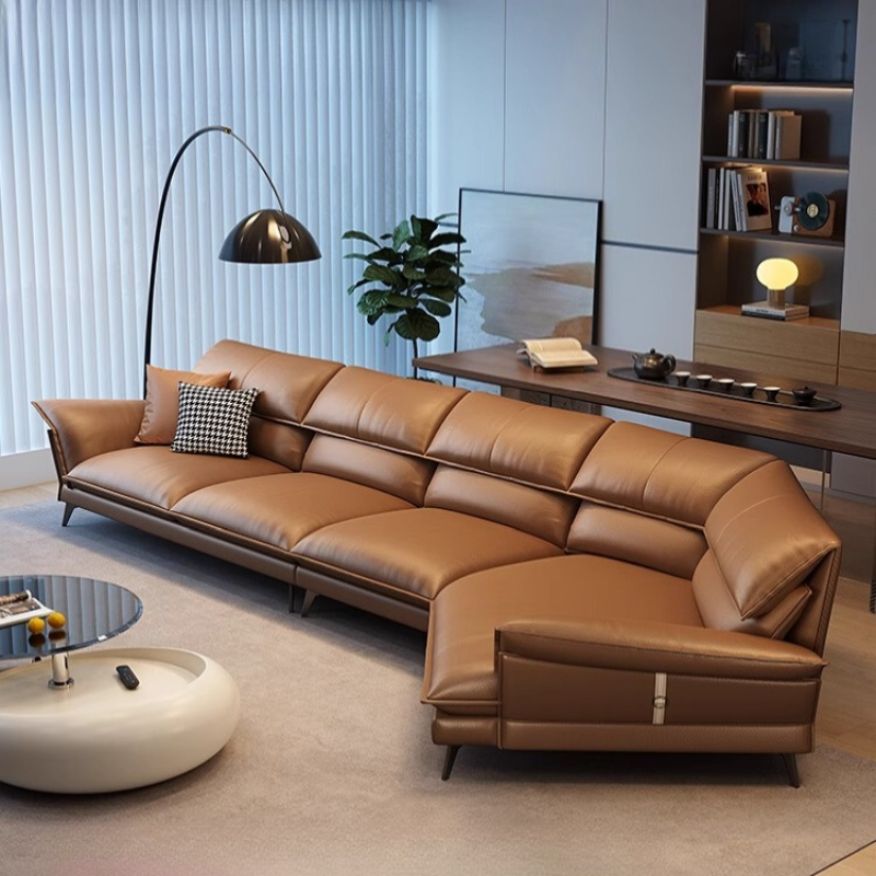 Home Cinema Sofa - Hakiki Deri Lüks İtalyan Kanepeler İskandinav