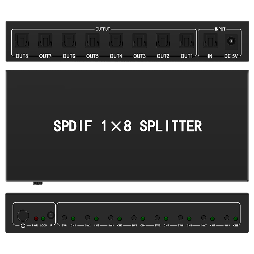 Home Cinema Solution - Optik ses dağıtıcı kablosu, 1 in