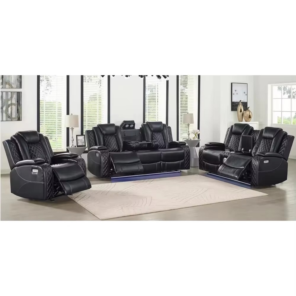 Home Cinema Sofa - Yüksek kaliteli elektrikli yataklı oturma odası