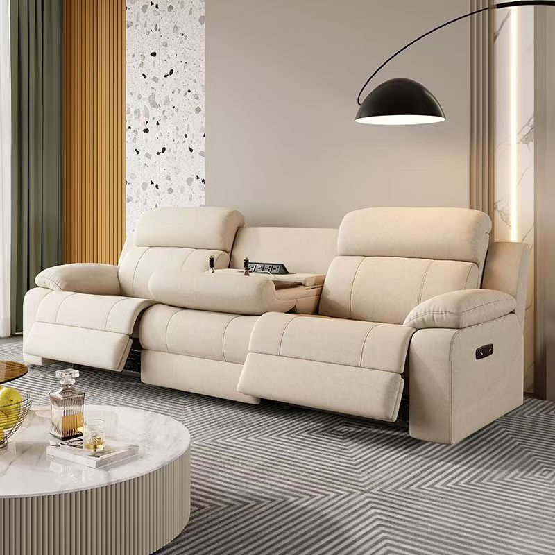 Home Cinema Sofa - Modern Kumaş Elektrikli Yatar Koltuk 3