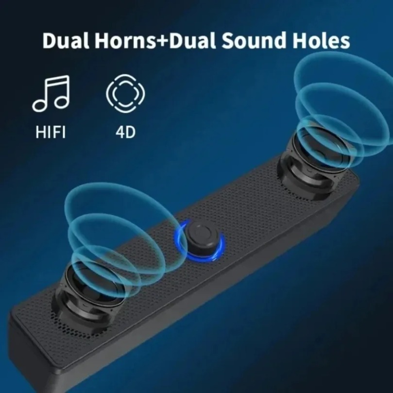 Home Cinema Gaming - Kablosuz Bluetooth ve PC Soundbar Kablolu