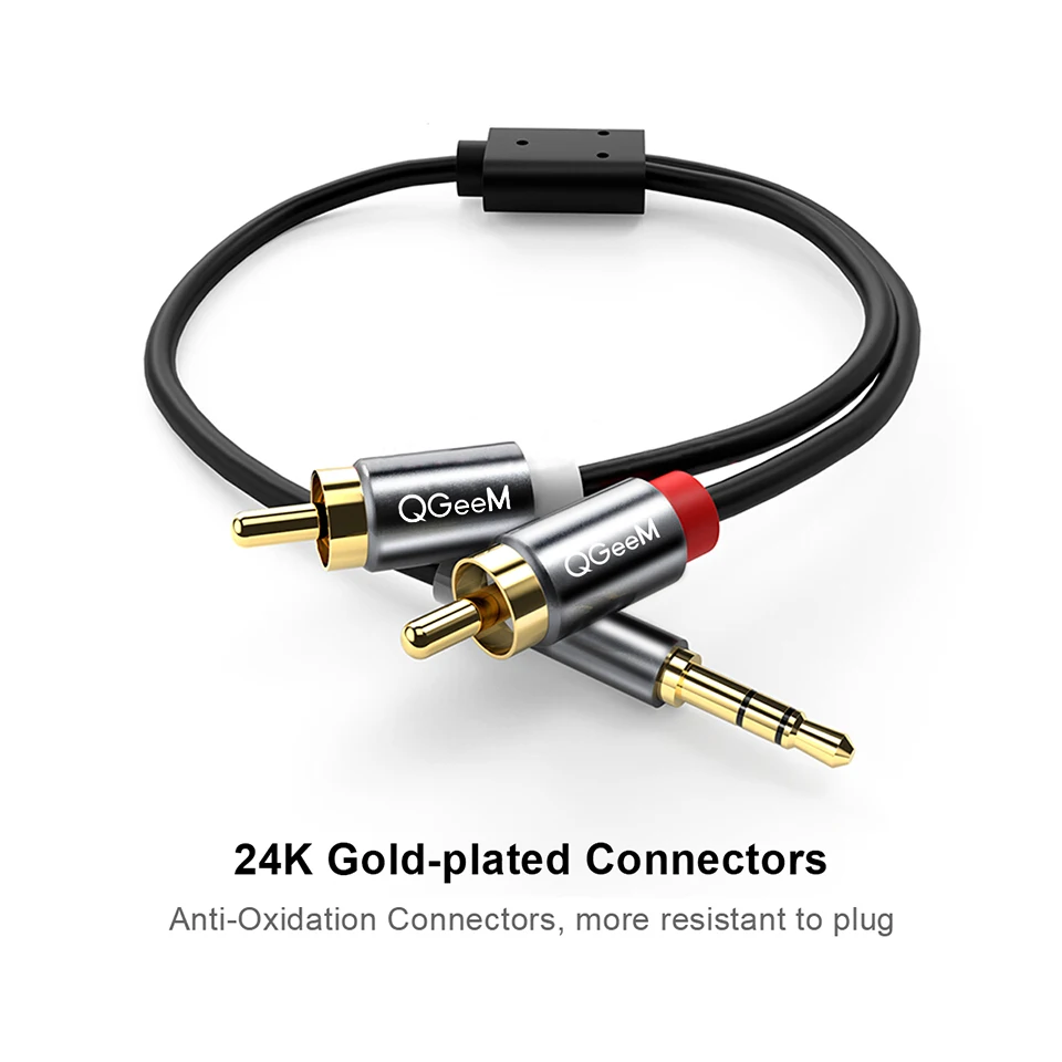QGeeM RCA Kablosu 2RCA - 3.5mm - Home Cinema Dvd incelemesi ve fiyatı