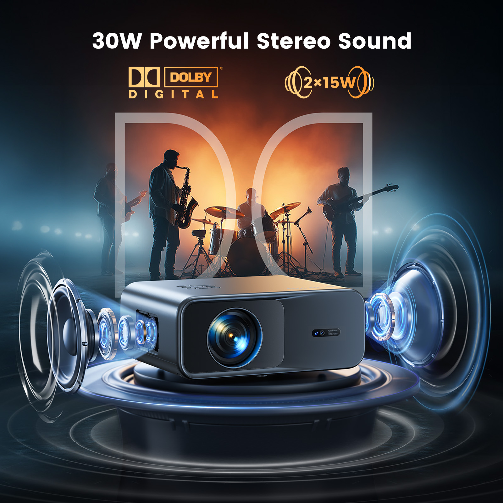 WIMIUS 1200 ANSI Projektör 4K  - Home Cinema Complet incelemesi ve fiyatı