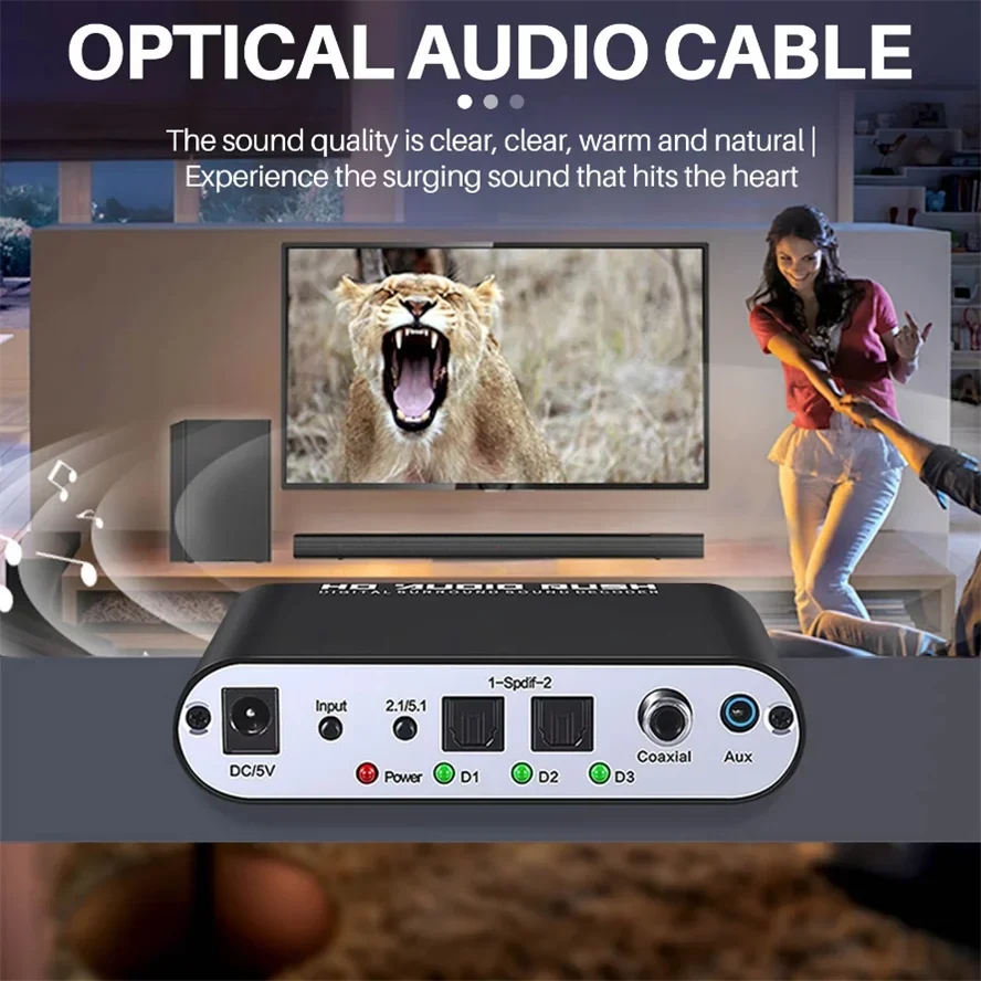 Dijitalden Analoga 5.1 Ses Dek - Surround Sound Decoder incelemesi ve fiyatı