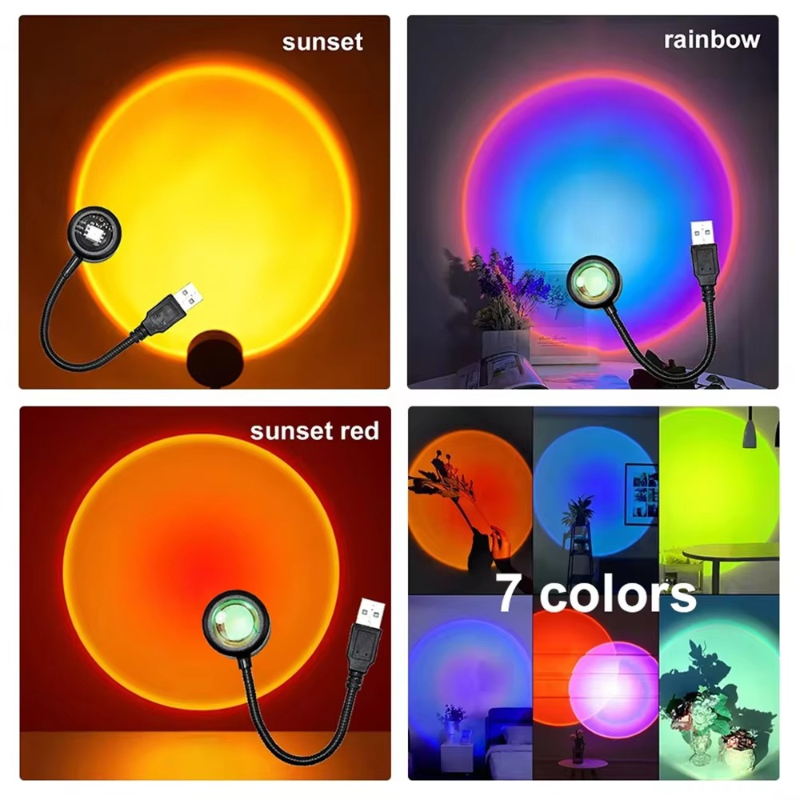 1-4 adet gün batımı lambası LE - Home Cinema Led Projector incelemesi ve fiyatı