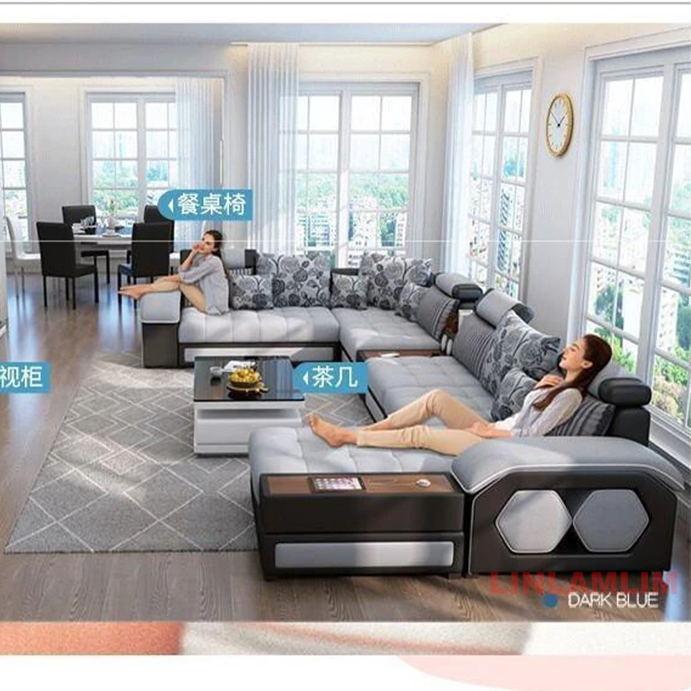 Linlamlim U Şekilli Kumaş Kane - Home Cinema Sofa incelemesi ve fiyatı
