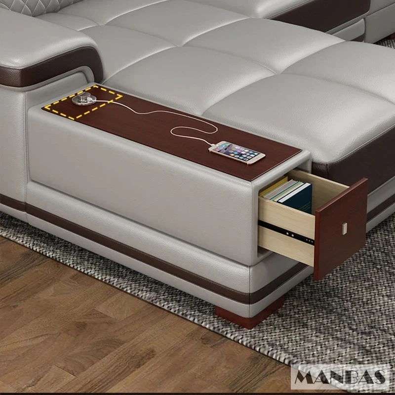 Şezlonglu Modern Lüks Hakiki D - Home Cinema Sofa incelemesi ve fiyatı