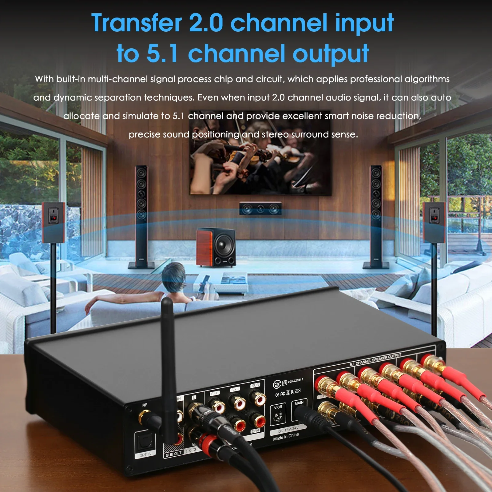 Douk Ses 5.1 Kanal Dijital Amp - Home Cinema Bluetooth 5.1 incelemesi ve fiyatı