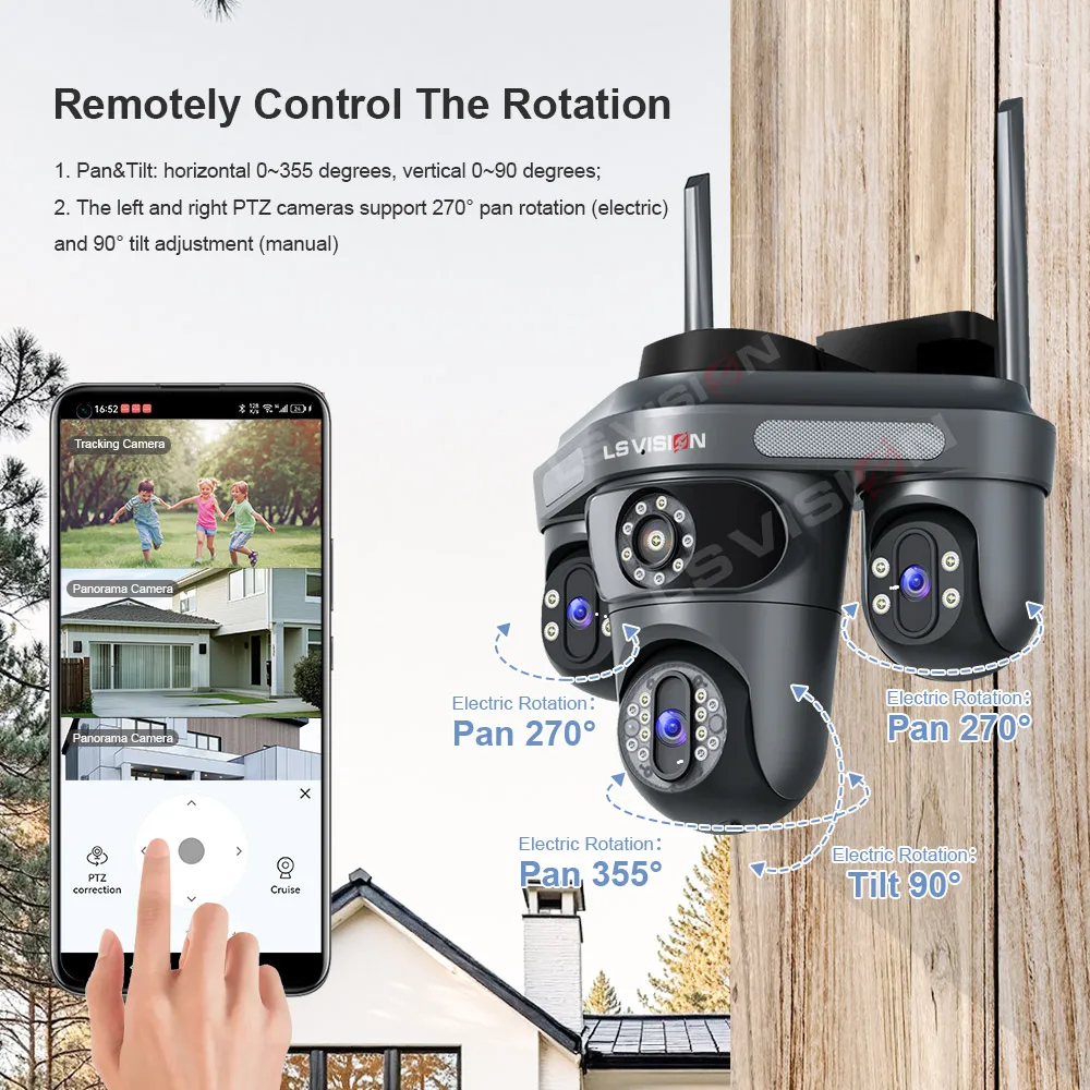 LS VISION Üçlü Ekran Kamera Wi - Home Cinema Outdoor incelemesi ve fiyatı