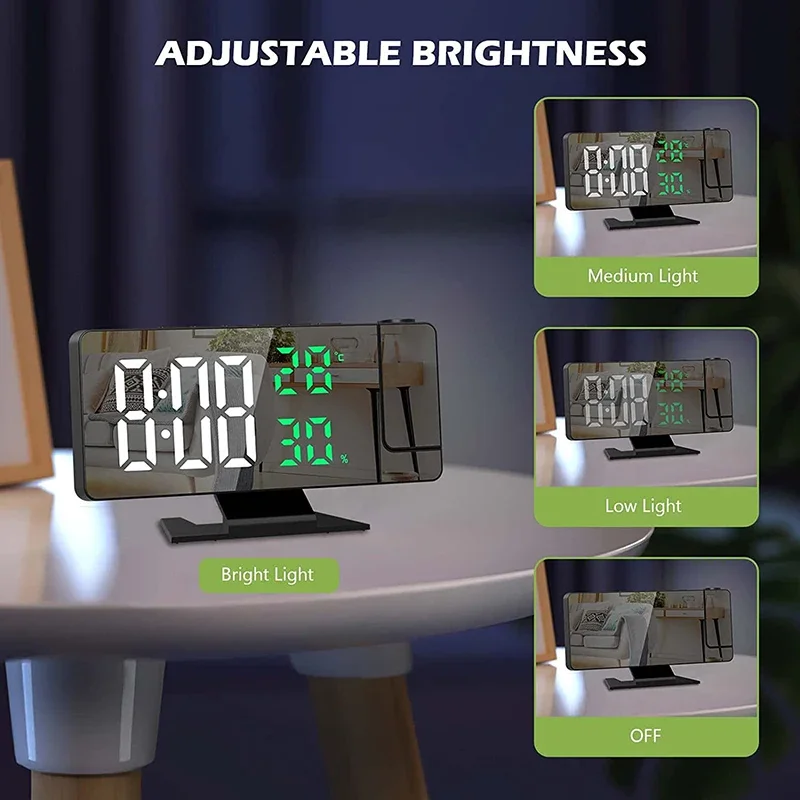 LED dijital alarmlı saat saat  - Home Cinema Led Projector incelemesi ve fiyatı