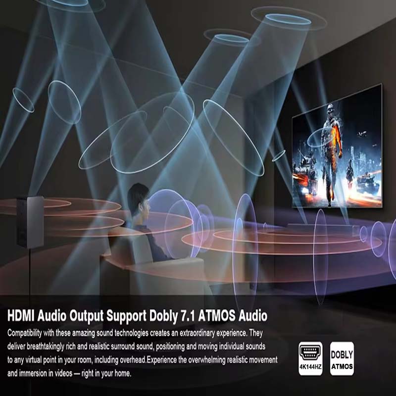 8K HDMI EARC Dönüş Ses Çıkarıc - Surround Sound Decoder incelemesi ve fiyatı