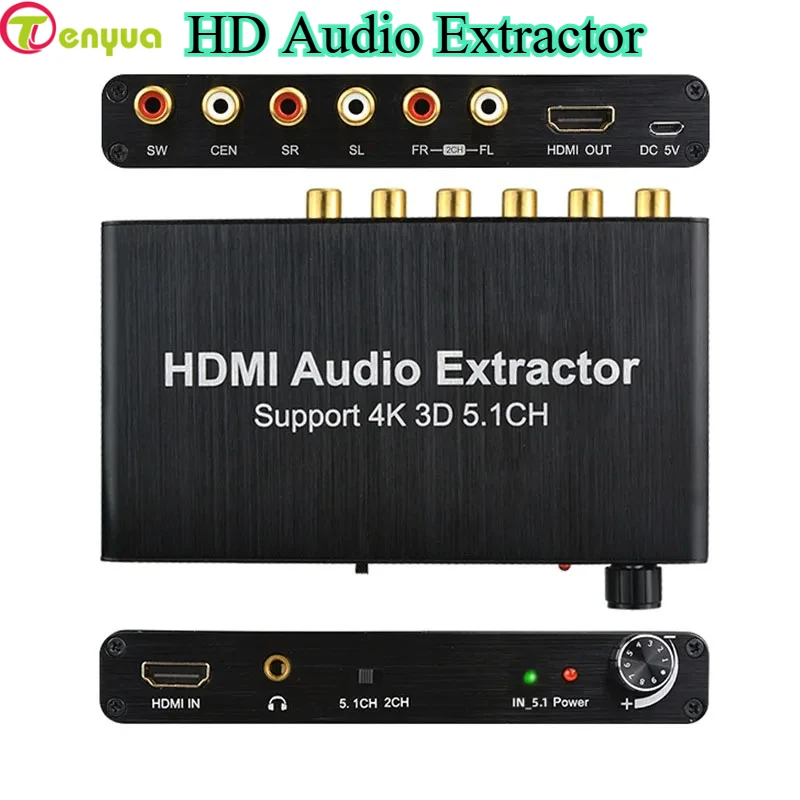 4K HD Ses Çıkarıcı Dekoder 5.1 - Surround Sound Decoder incelemesi ve fiyatı